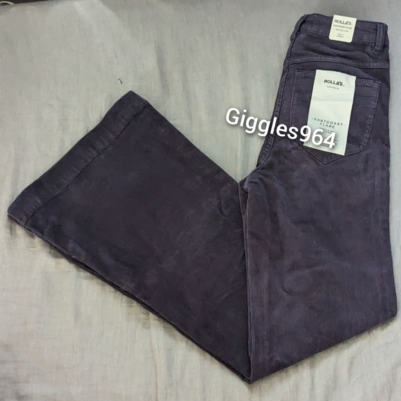 Rolla's East Coast Flare Cords Corduroy Pants Jeans - Picture 1 of 9